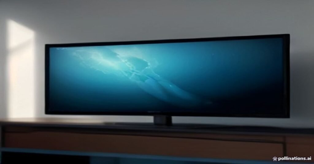 Roteador moderno com cabo de rede azul conectado e luzes LED indicadoras de atividade em ambiente escuro.